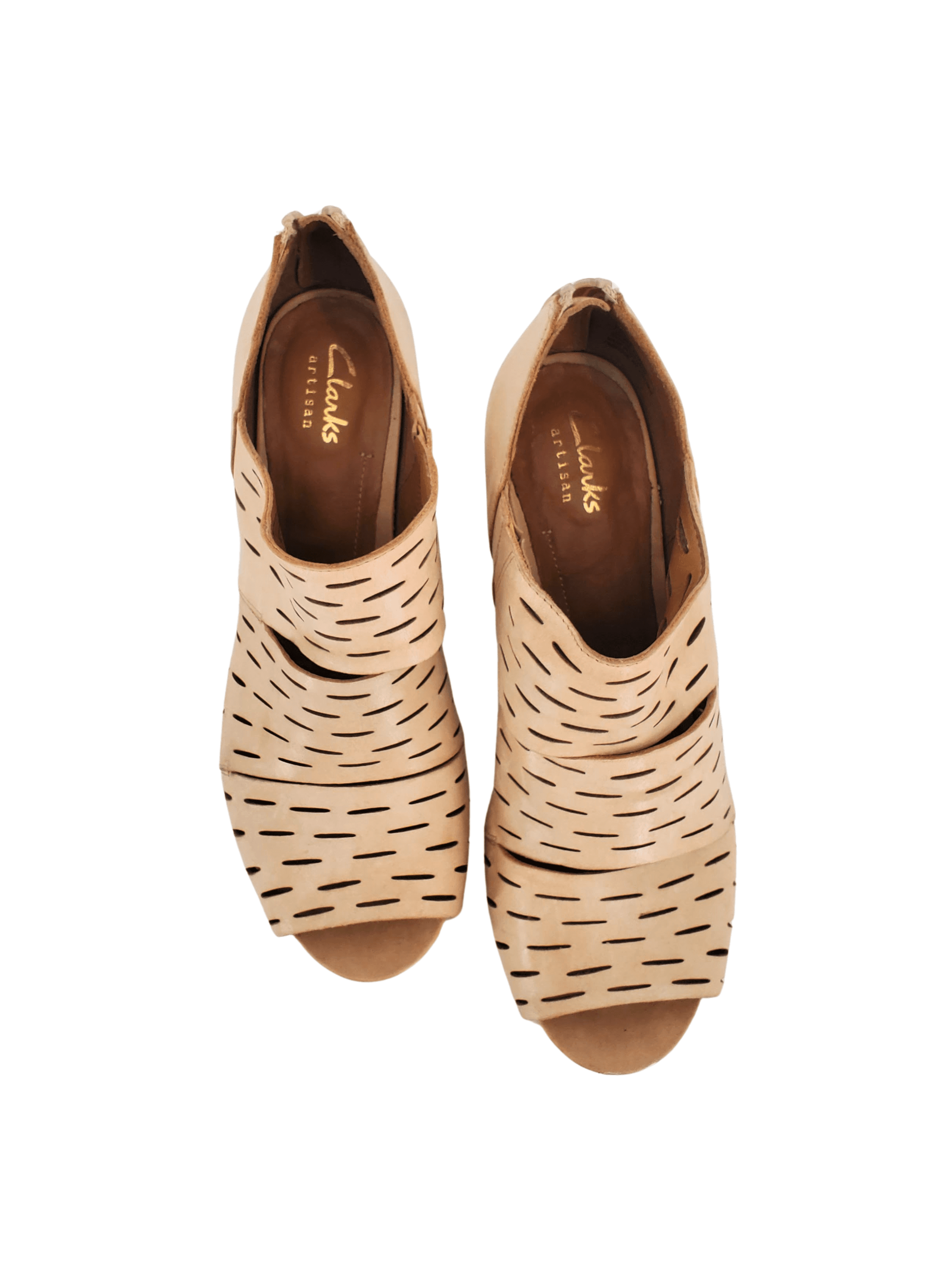 Clark, Clark — Clark leather heels, excellent