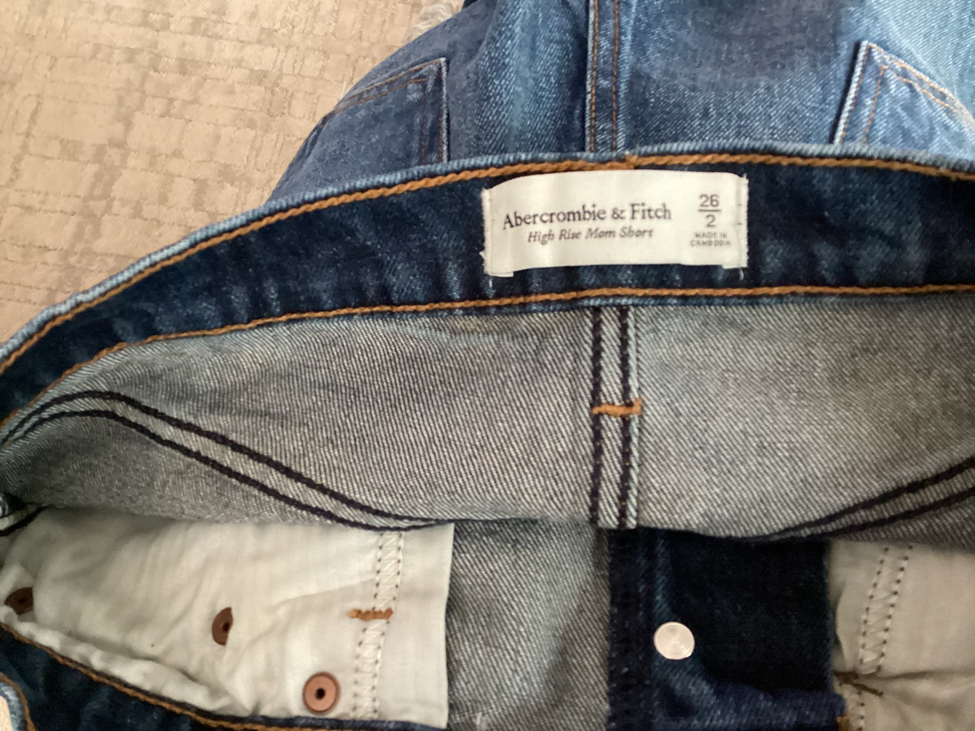 Abercrombie &Fitch shorts, Frente. Condición: Mint.