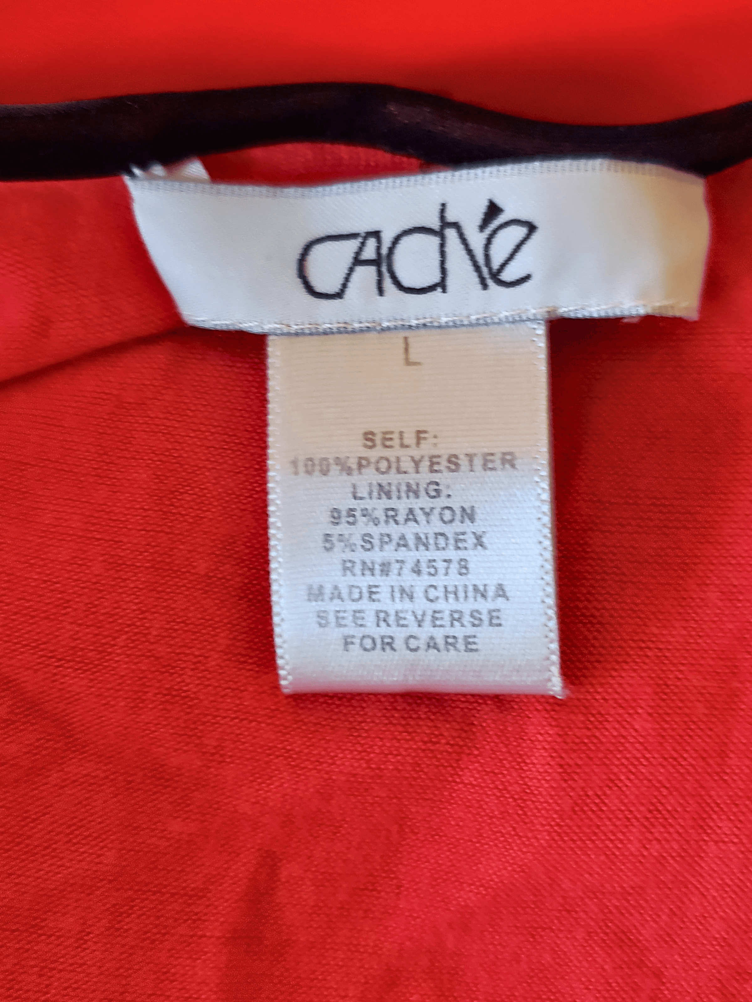 Cache , Front. Condition: Excellent.
