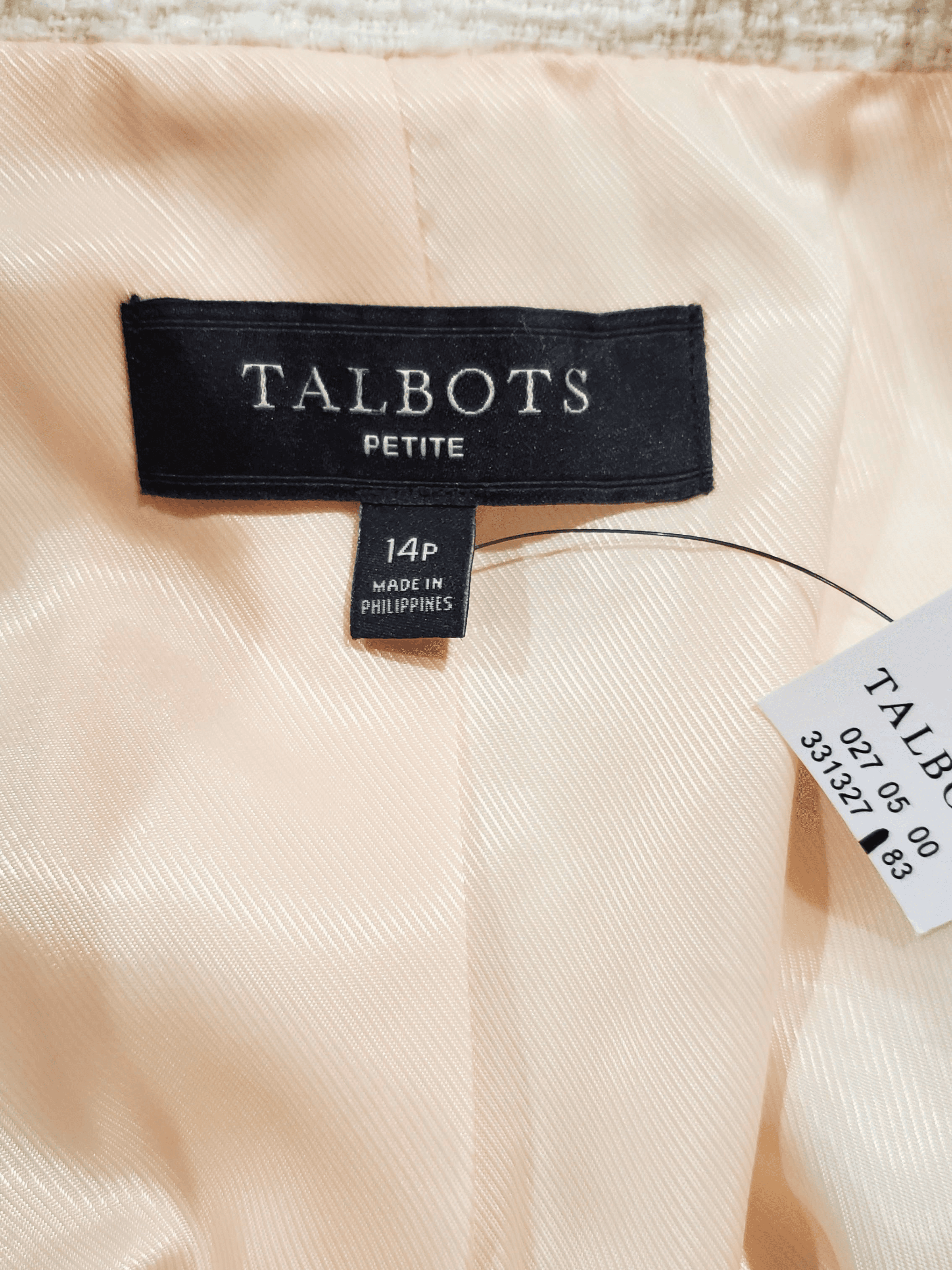 Talbots , Front. Condition: Mint.