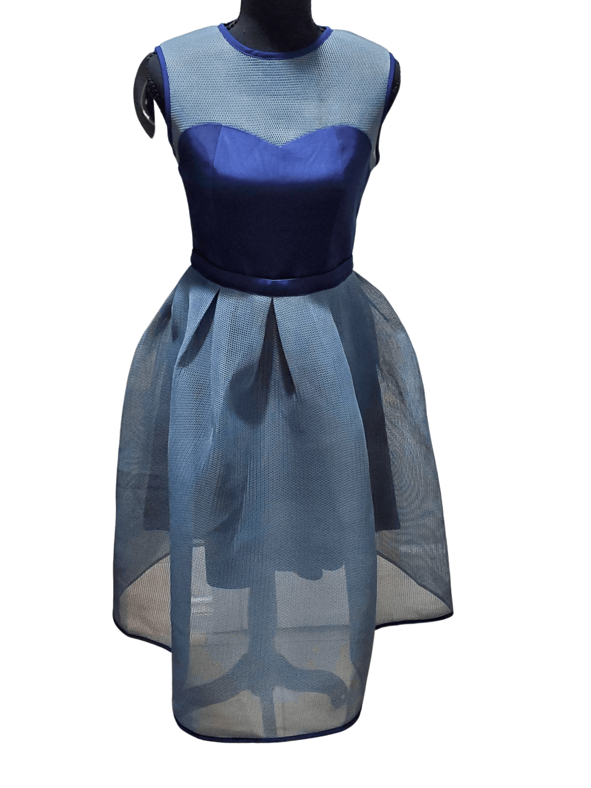 Style by Shez, Style by Shez — Style by Shez Navy Blue Dress Korean highly quality Fashion , mint