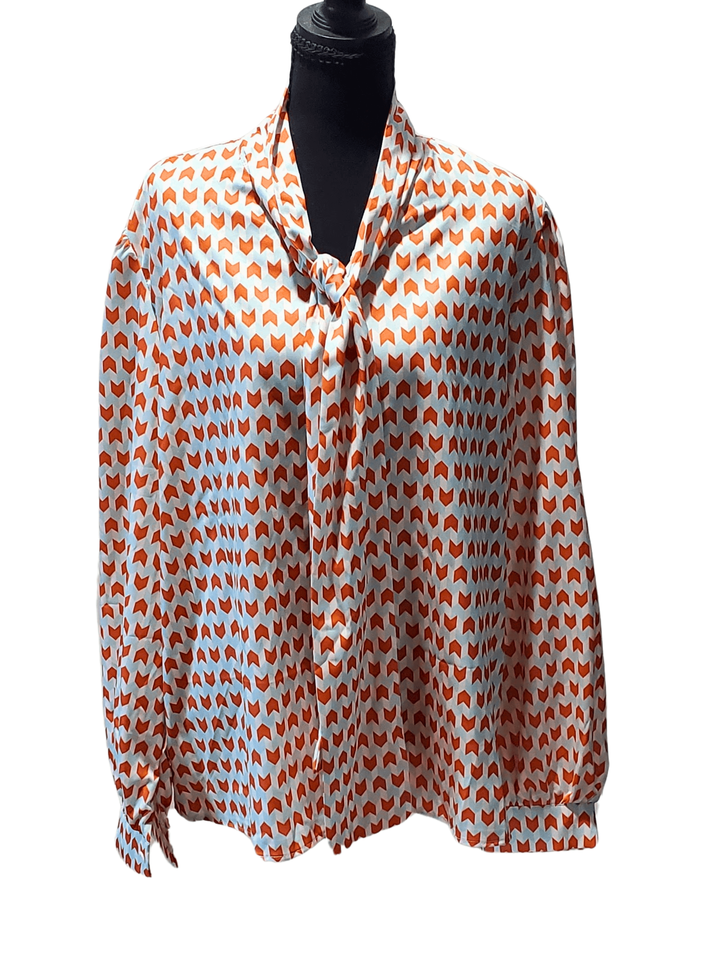Unknown , Unknown — Oversized stain blouse size 2x. Unknown name , excellent